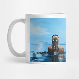 Cooling off on a hot Summer's Day - Original Artwork Mug